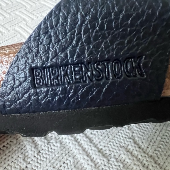 NWOT Birkenstock Gizah Thong Slides in Navy Blue Leather - Picture 4 of 7